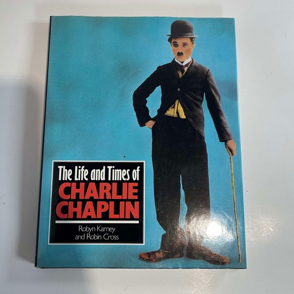 Charlie‎ Chaplin Book The Life and Times Biography Illustrated Photos - Picture 1 of 9
